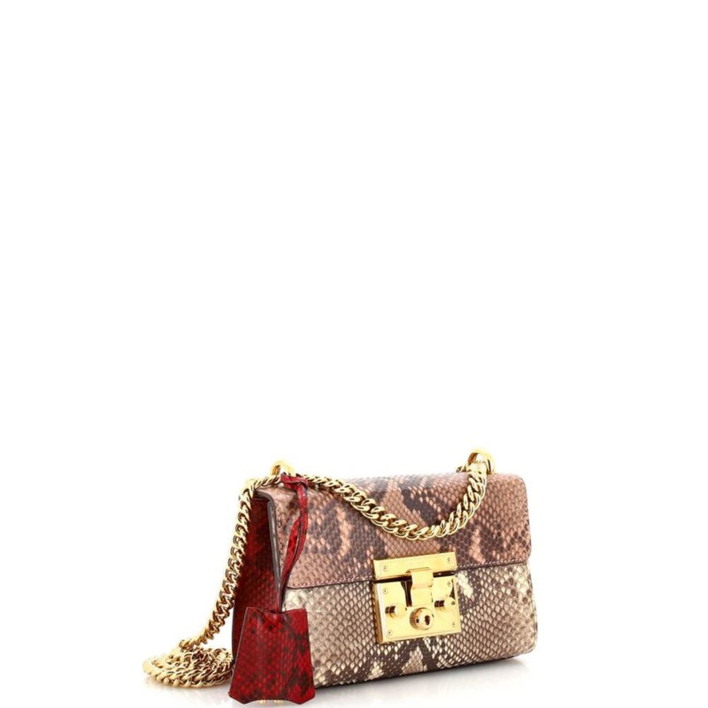 Gucci Padlock Shoulder Bag Python Small Neutral, … - image 2